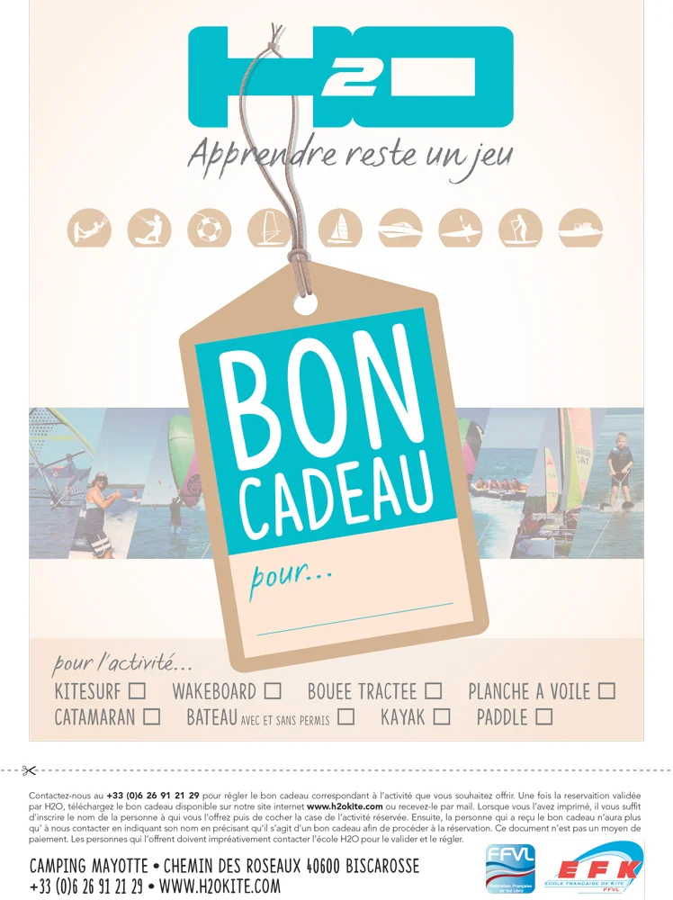 bon cadeau kitesurf
