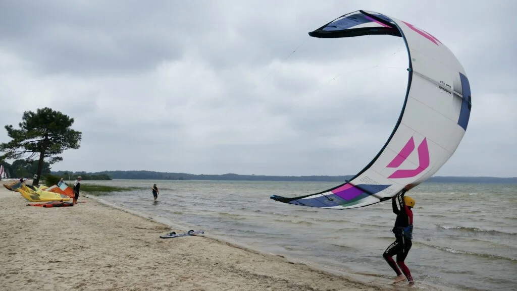 ecole de kite Biscarrosse lac Sanguinet