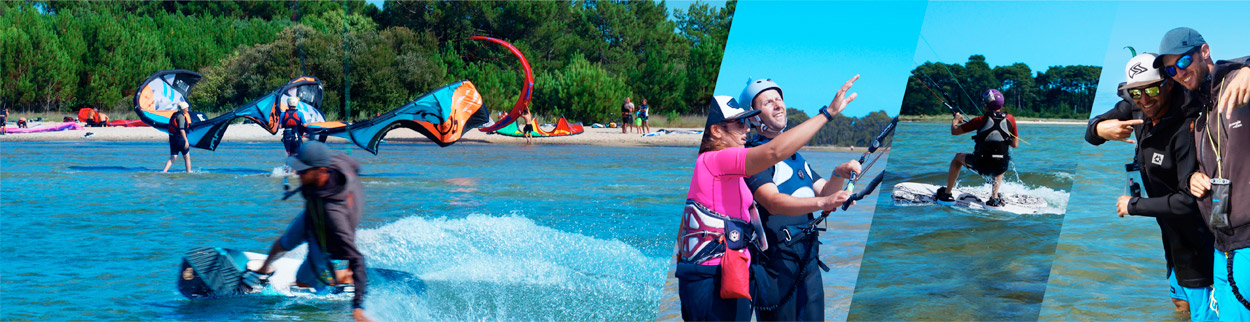 stage de kitesurf à Biscarrosse
